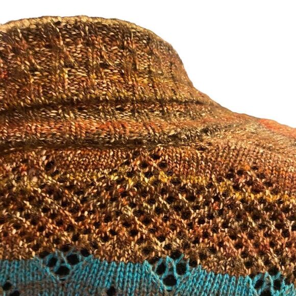 Alfred Dunner‎ Walnut Grove Striped Pointelle Cardigan Sweater Sz 1X - Picture 11 of 14